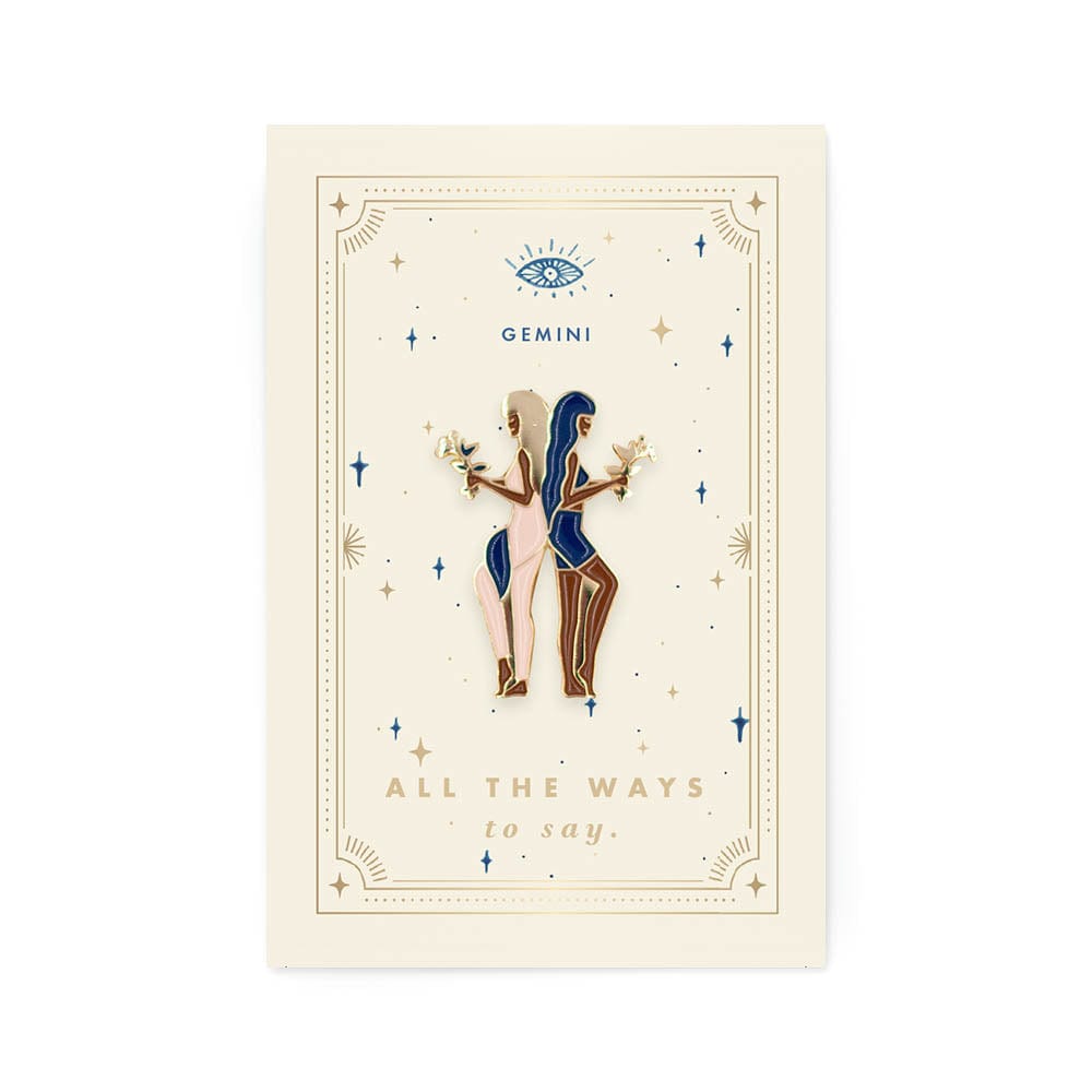 All The Way To Say Bijoux Spilla Zodiaco - Gemelli