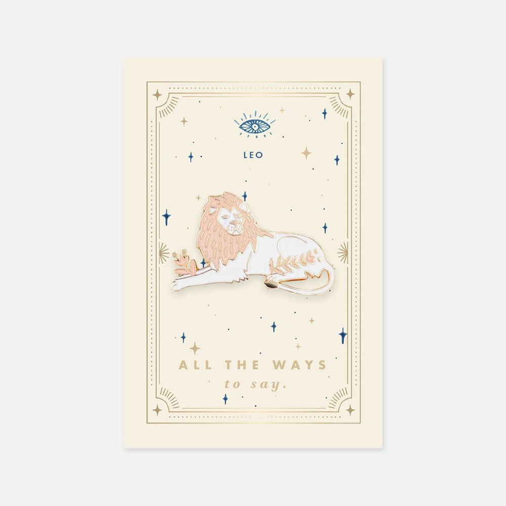 All The Way To Say Bijoux Spilla Zodiaco - Leone