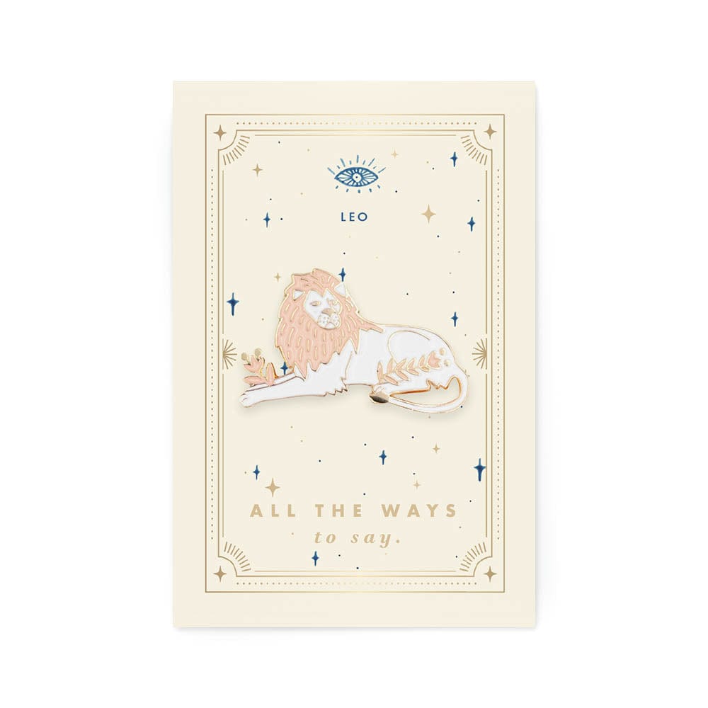 All The Way To Say Bijoux Spilla Zodiaco - Leone