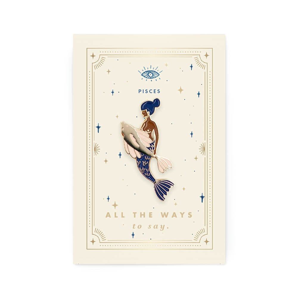 All The Way To Say Bijoux Spilla Zodiaco - Pesci