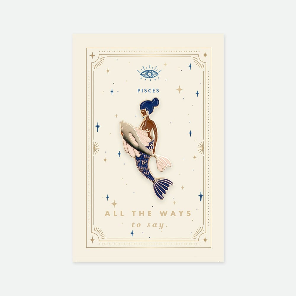 All The Way To Say Bijoux Spilla Zodiaco - Pesci