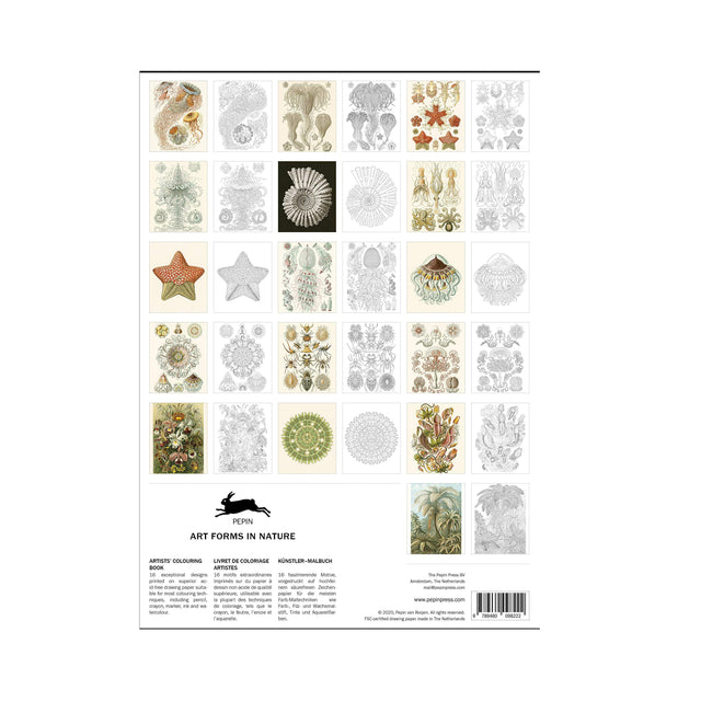 Pepin Press Book Coloring Book - Art Forms in Nature