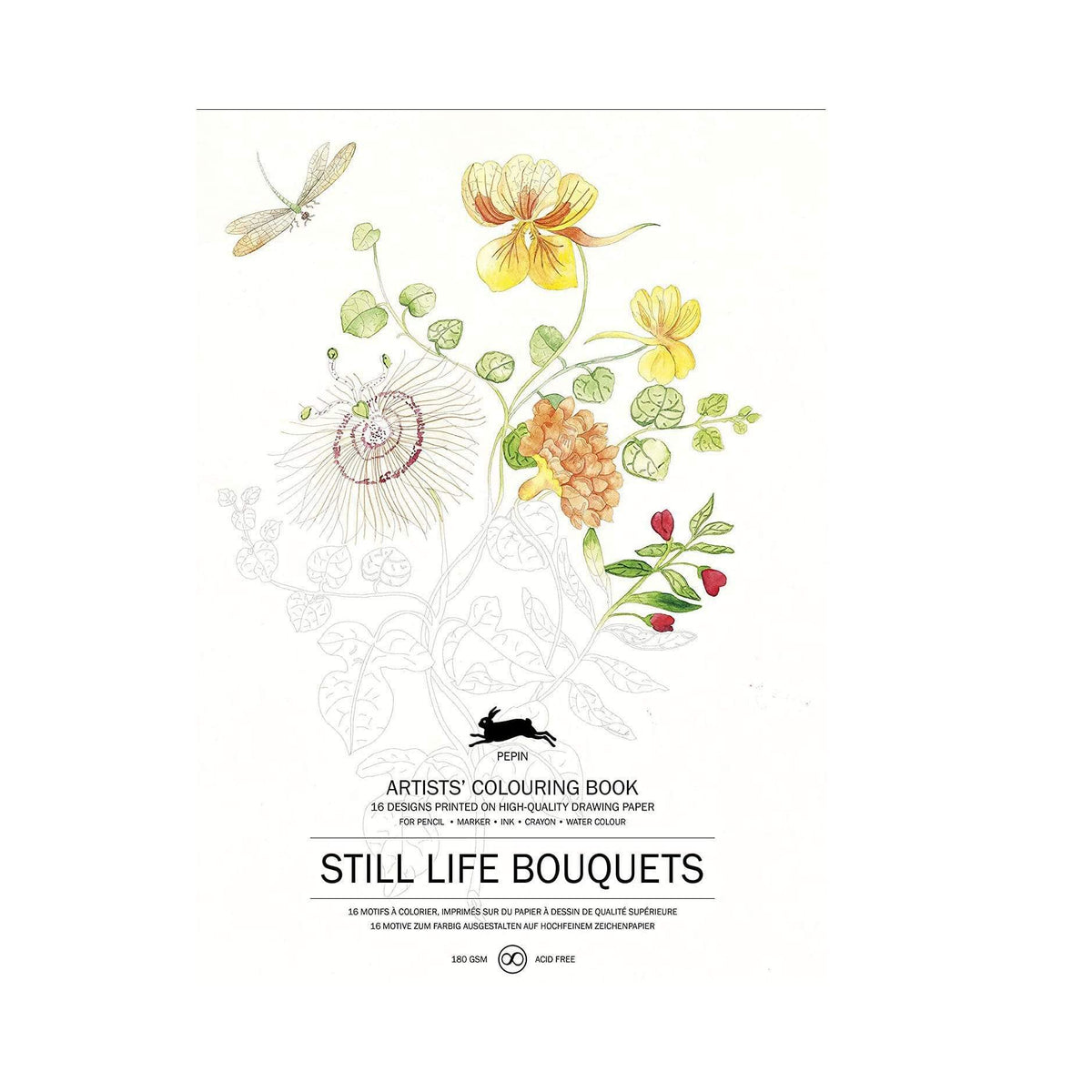 Still Color Book Coloring Book - Still life bouquet – SayPaper