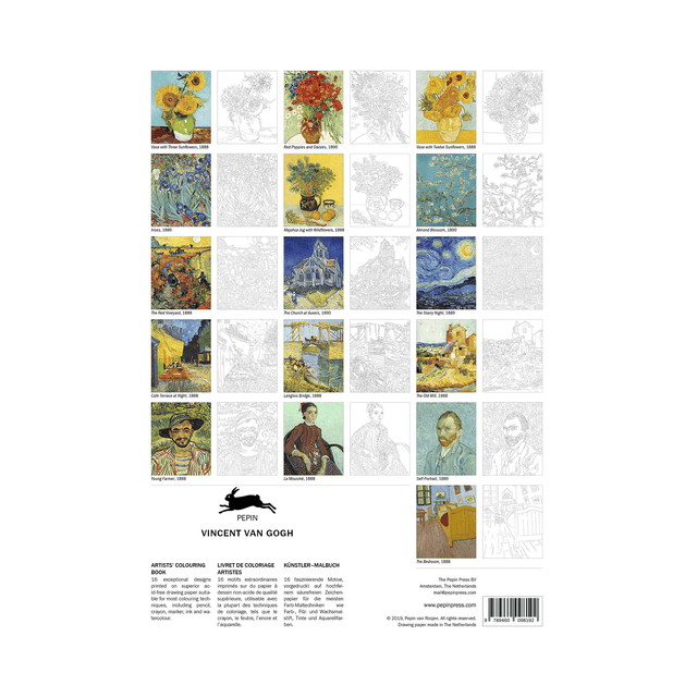 Pepin Press Book Coloring Book - Van Gogh