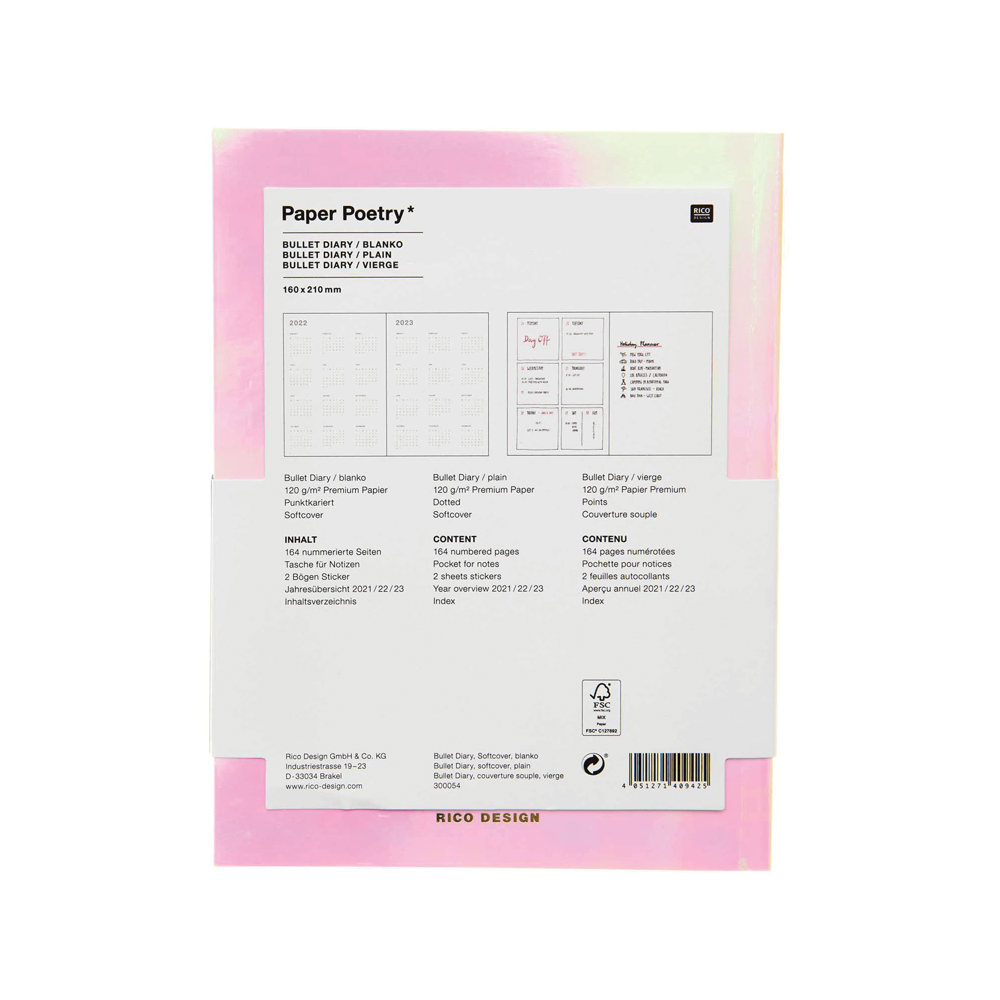 Rico Design Bullet Journal Bullet Journal Acid