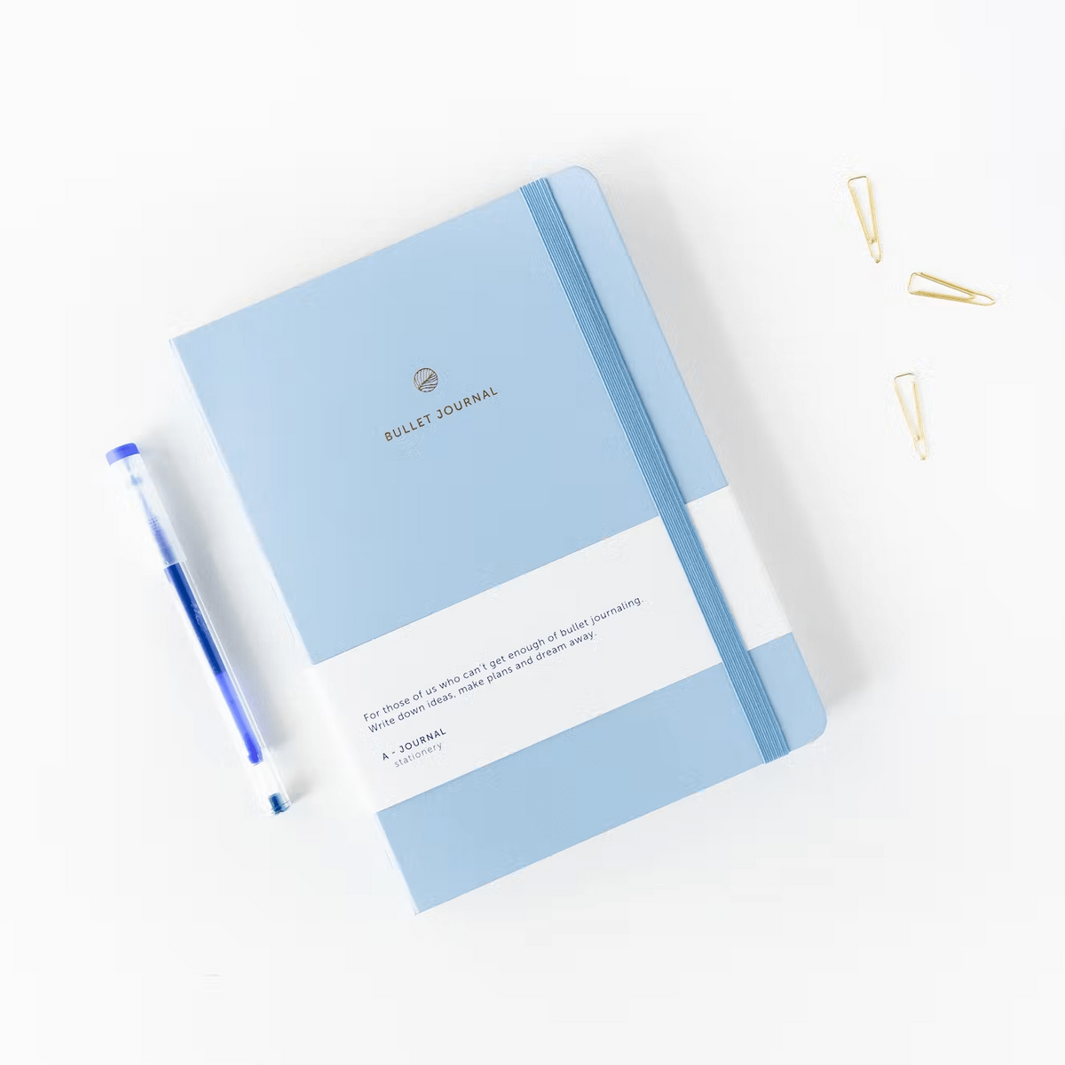 A-Journal Bullet Journal Bullet Journal Light Blue