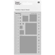 Rico Design Bullet Journal Stencil Square per Bullet Journal