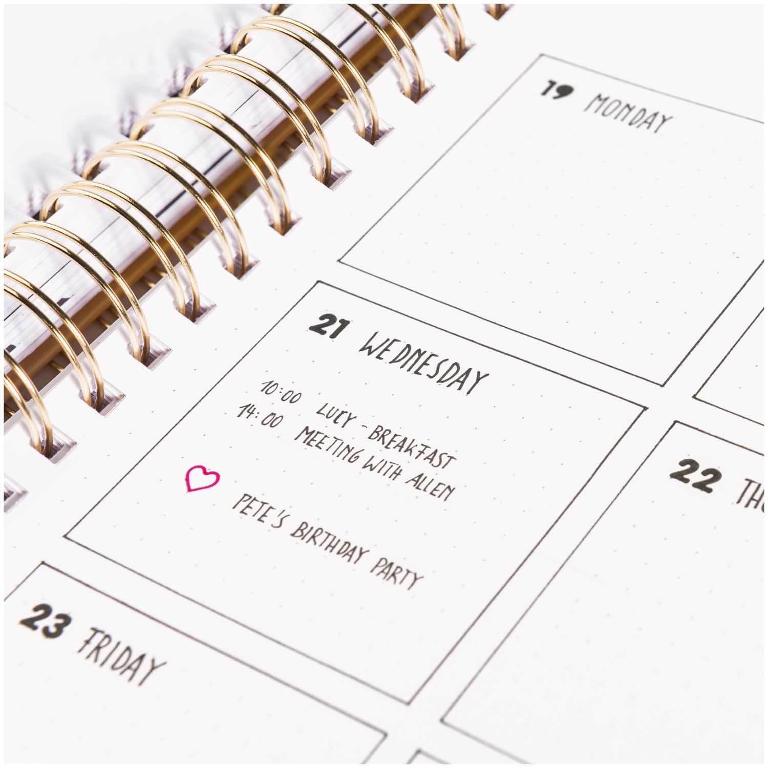 Rico Design Bullet Journal Stencil Square per Bullet Journal