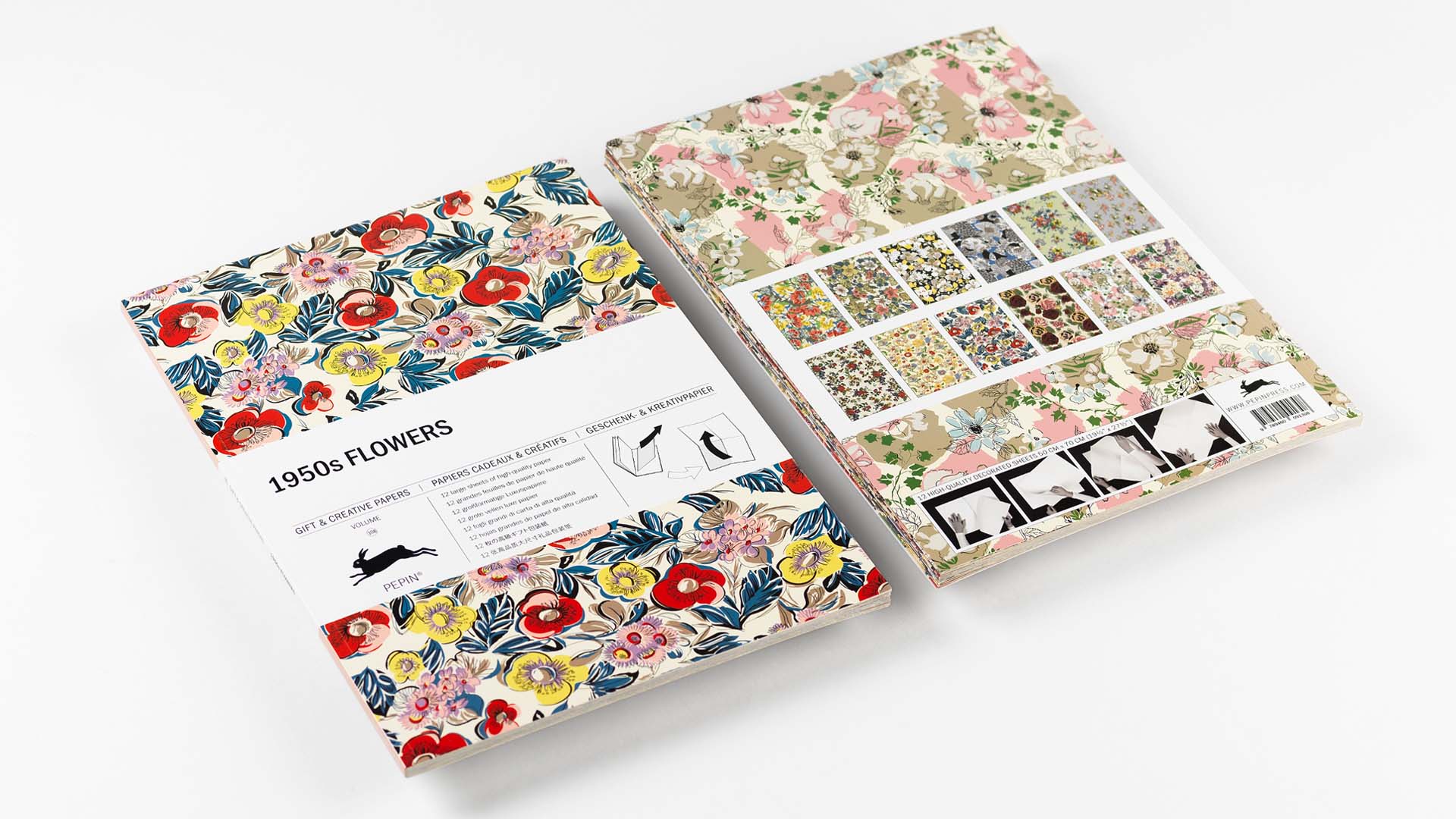 Pepin Press Carta regalo Carta regalo - Book 1950s Flowers