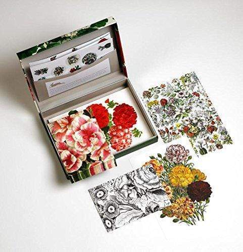 Pepin Press Carte da lettere Box carta da lettere - Flower Prints