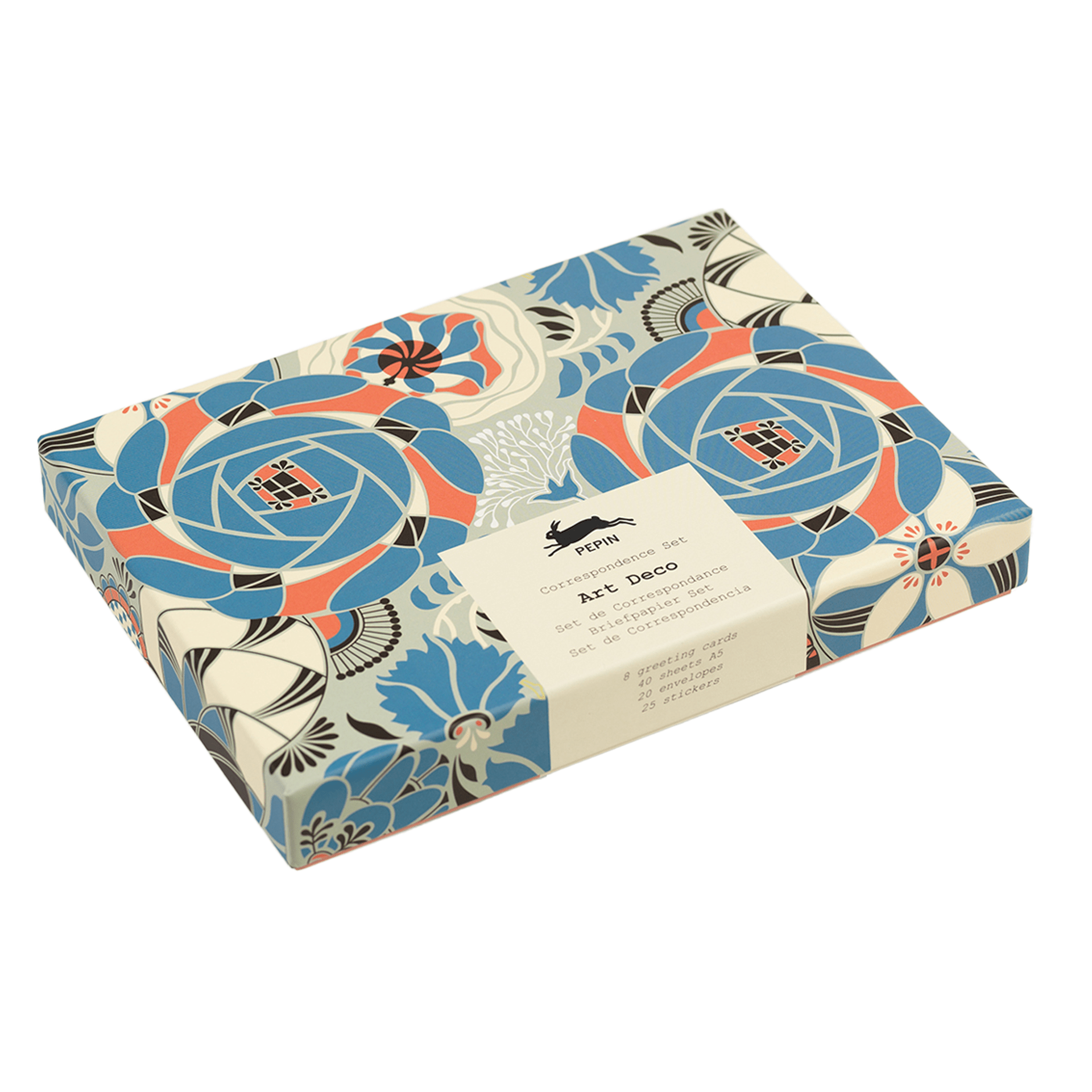 Pepin Press Carte da lettere Correspondence Set - Art Deco