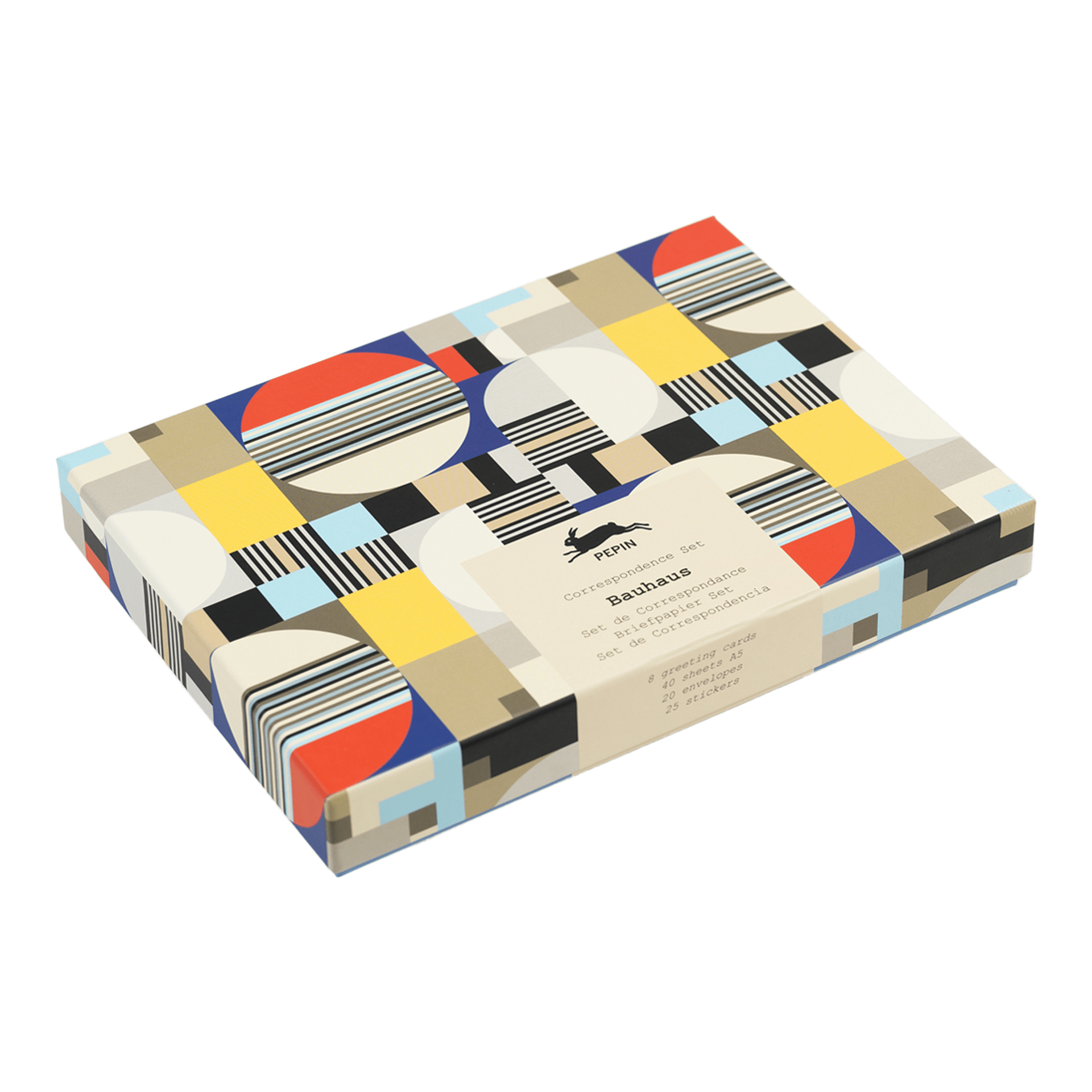 Pepin Press Carte da lettere Correspondence Set - Bauhaus