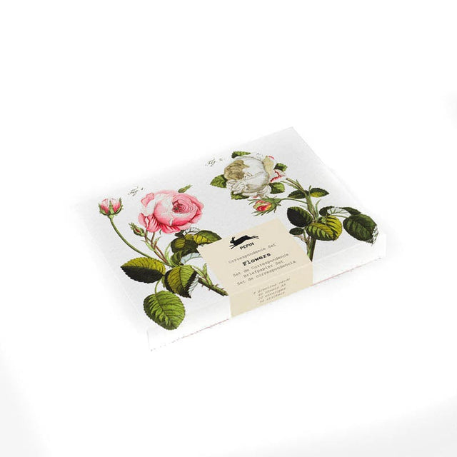 Pepin Press Carte da lettere Correspondence Set - Flowers