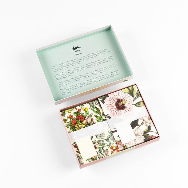 Pepin Press Carte da lettere Correspondence Set - Flowers