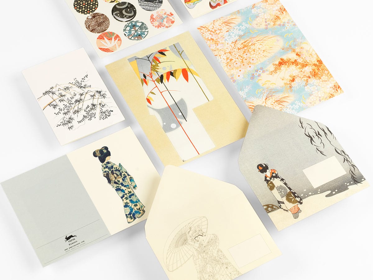 Pepin Press Carte da lettere Correspondence Set - Kimono