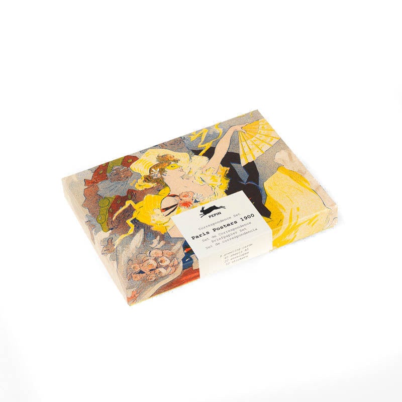 Pepin Press Carte da lettere Correspondence Set - Paris Posters 1900