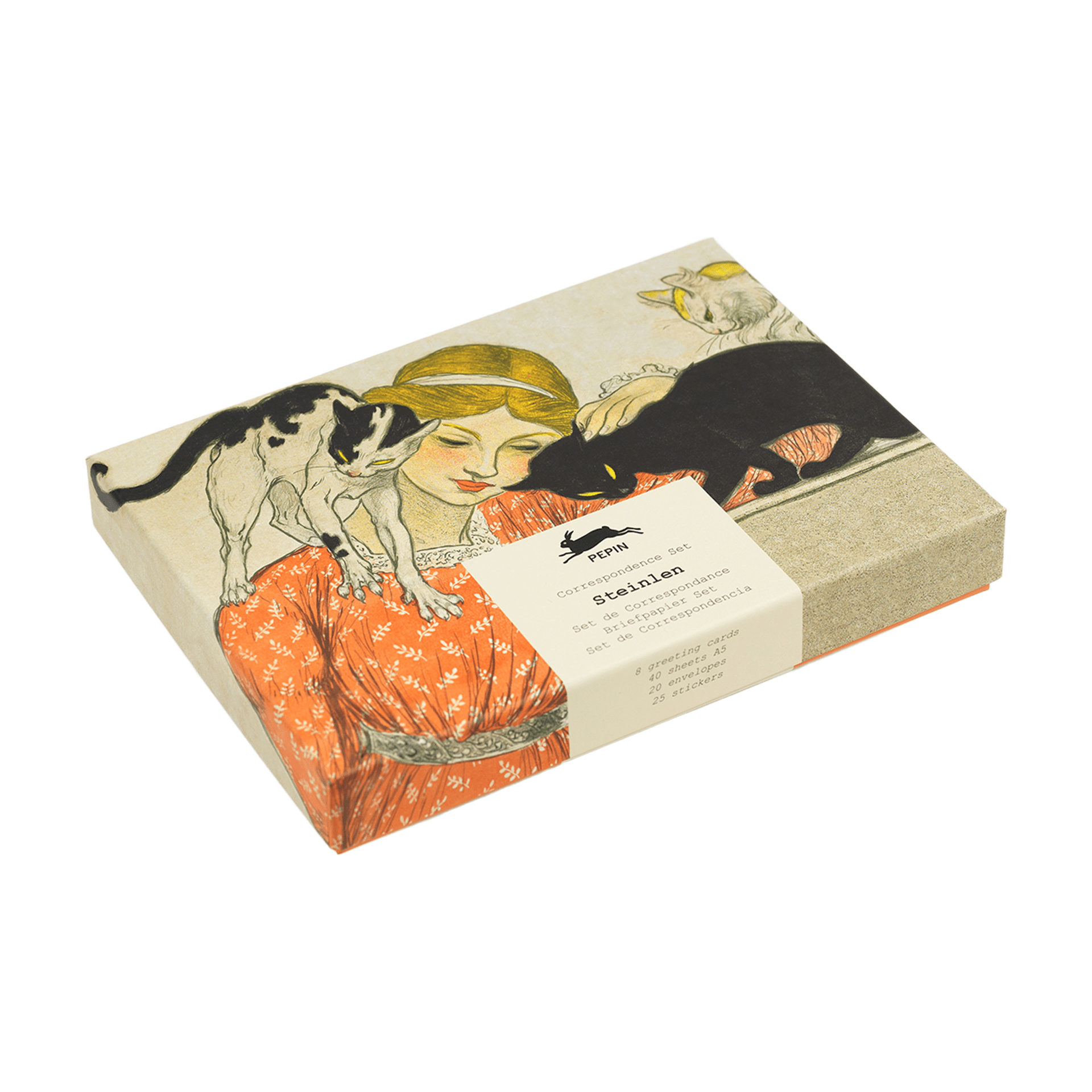 Pepin Press Carte da lettere Correspondence Set - Steinlen