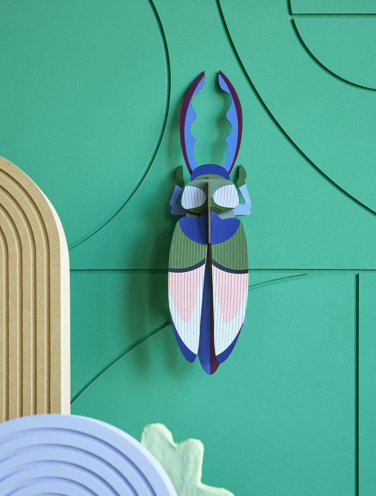Studio Roof Decorazione parete Antler Beetle
