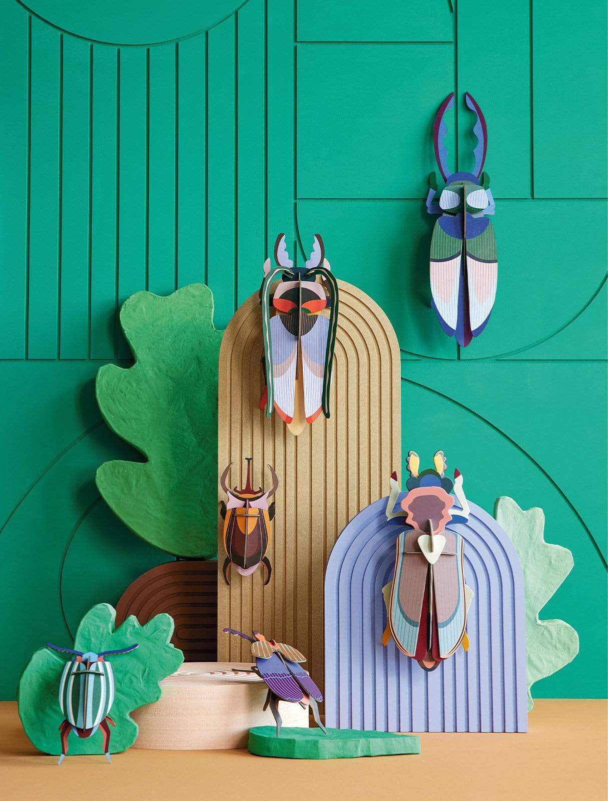 Studio Roof Decorazione parete Antler Beetle