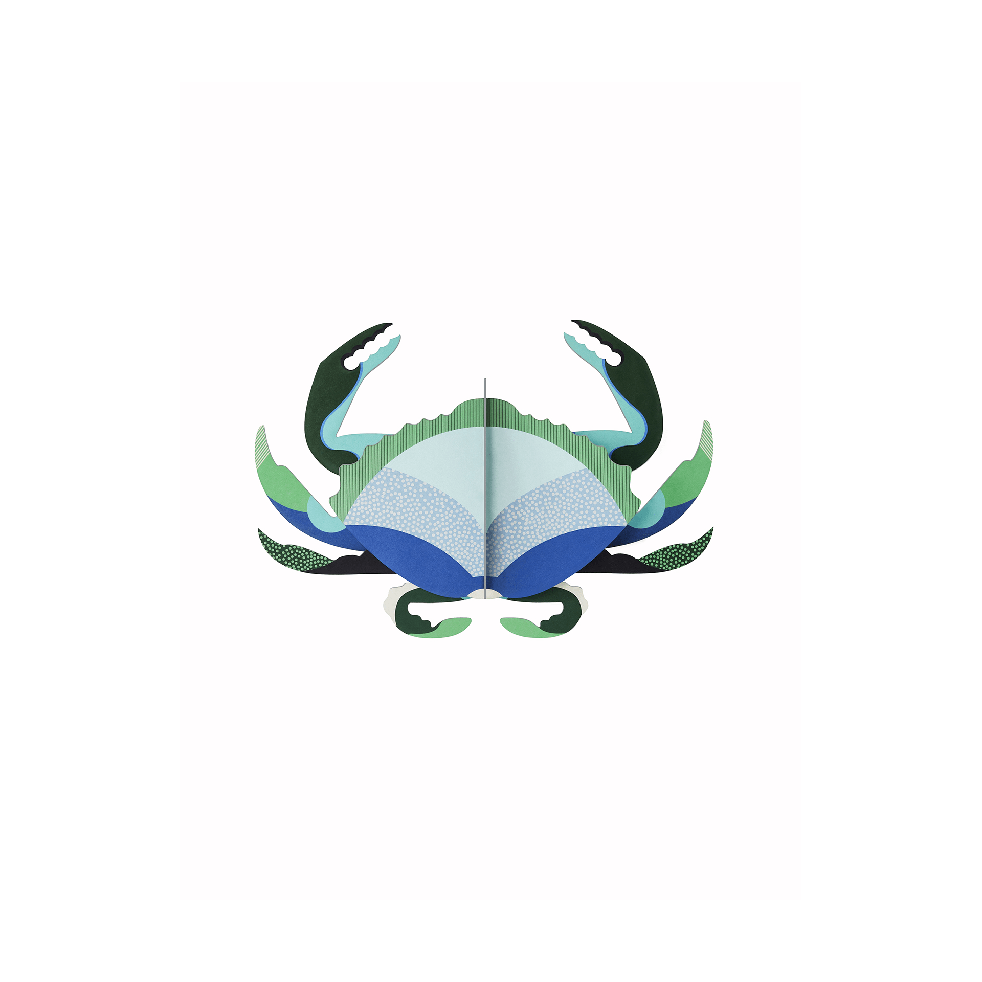 Studio Roof Decorazione parete Aquamarine Crab