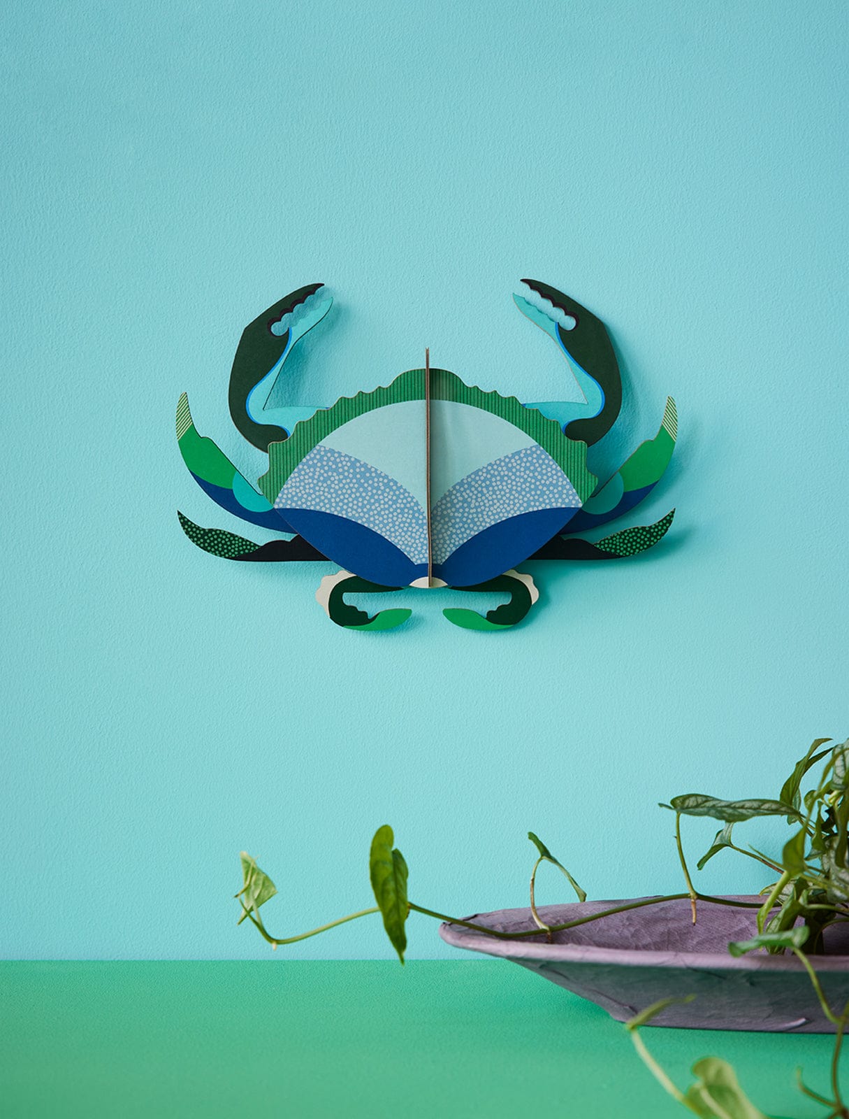 Studio Roof Decorazione parete Aquamarine Crab