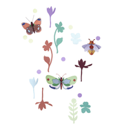 Studio Roof Decorazione parete Bee & butterflies - Wall of Curiosities Small