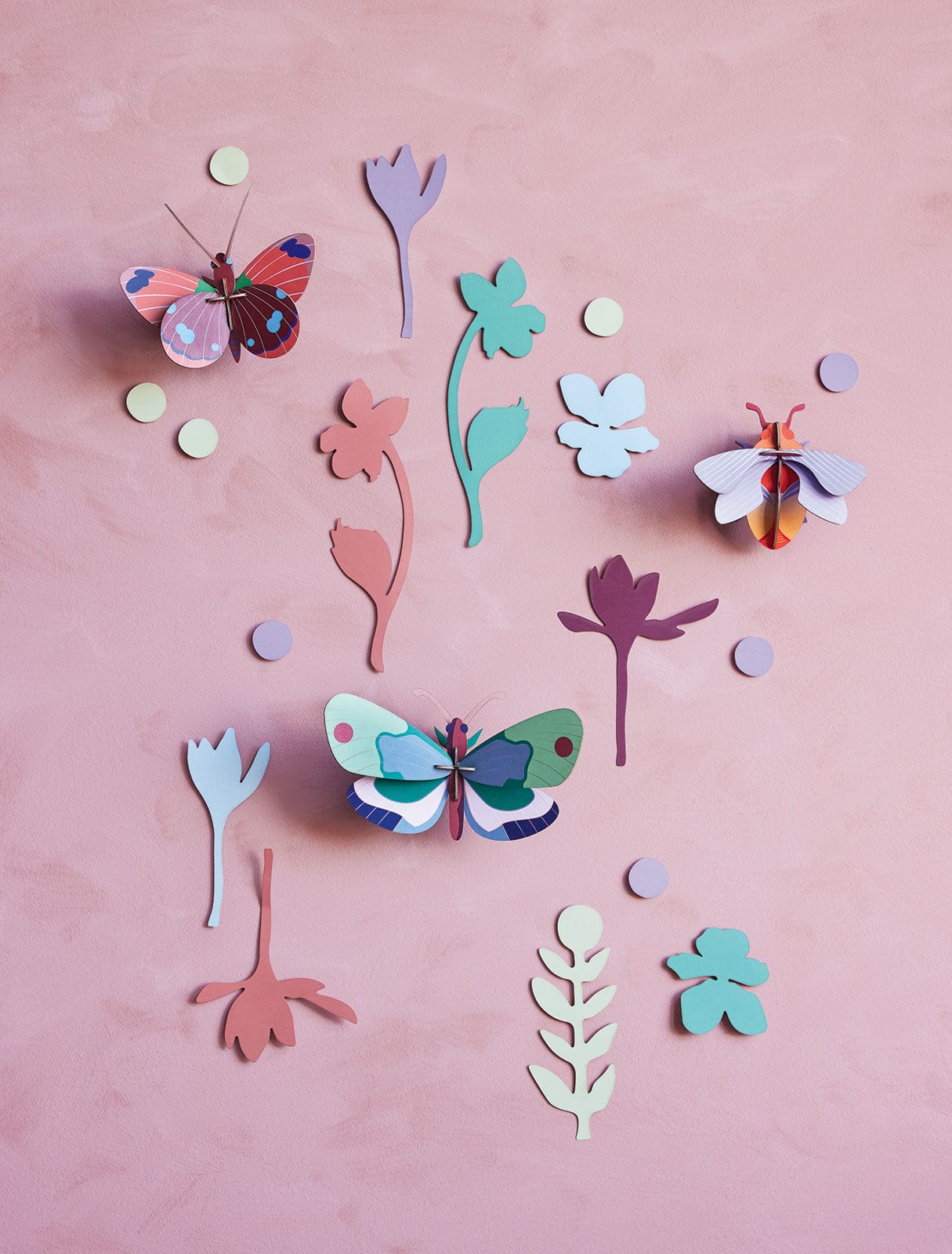 Studio Roof Decorazione parete Bee & butterflies - Wall of Curiosities Small