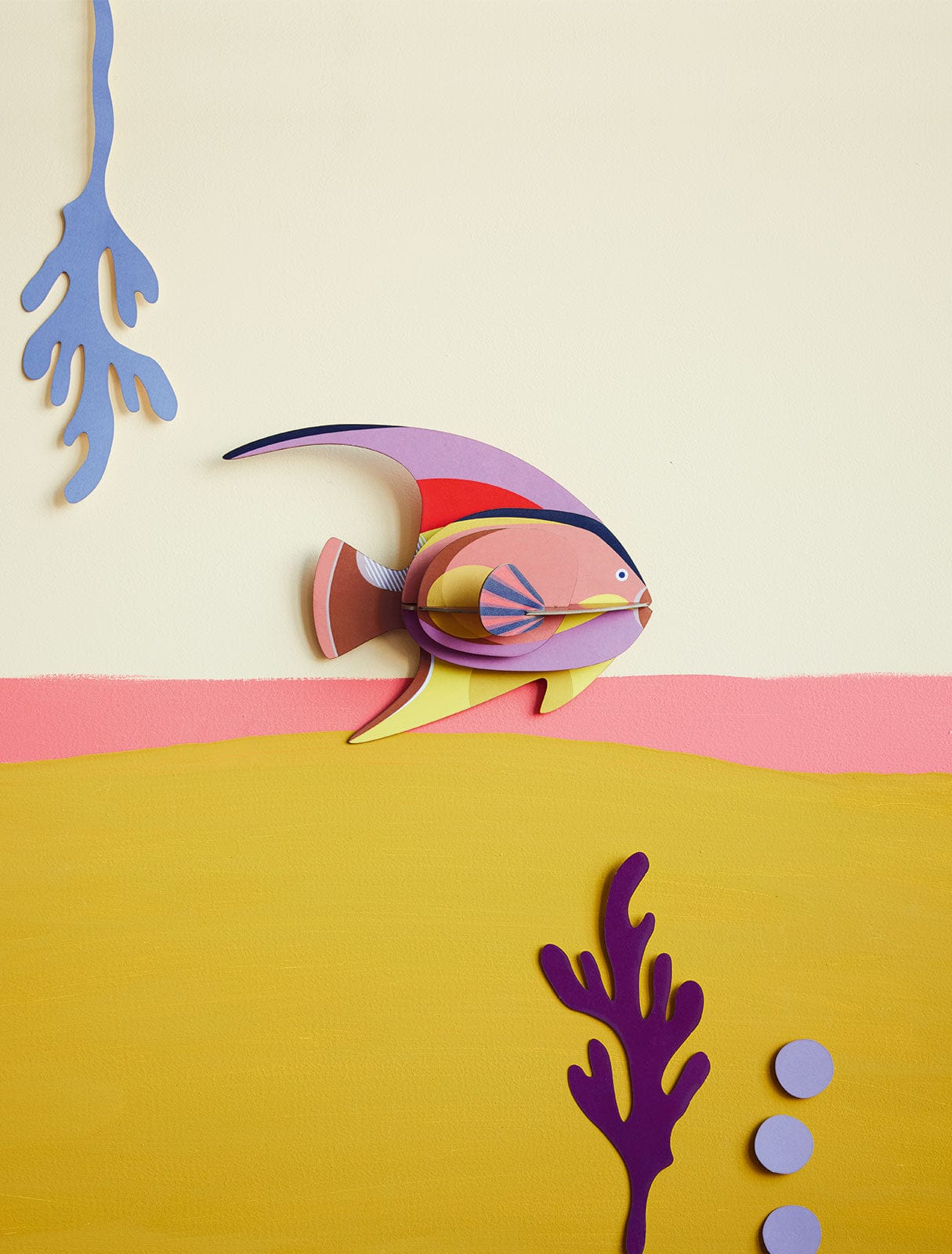 Studio Roof Decorazione parete Blackcap Fish