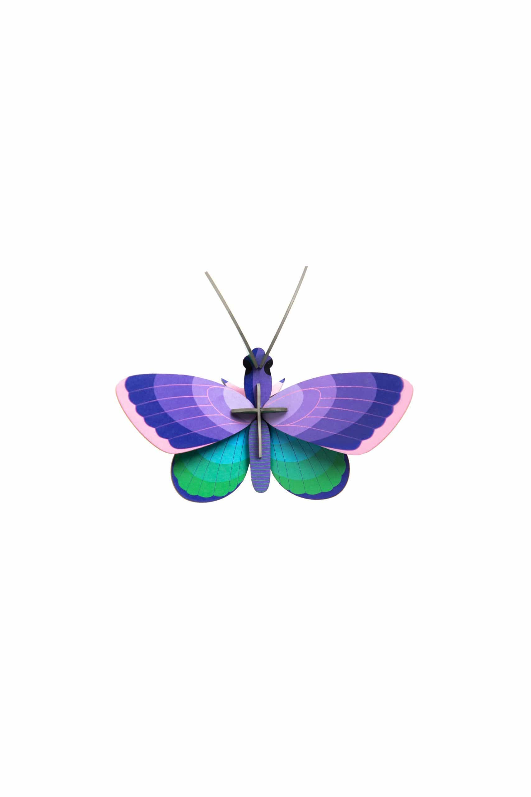 Studio Roof Decorazione parete Blue Copper Butterfly