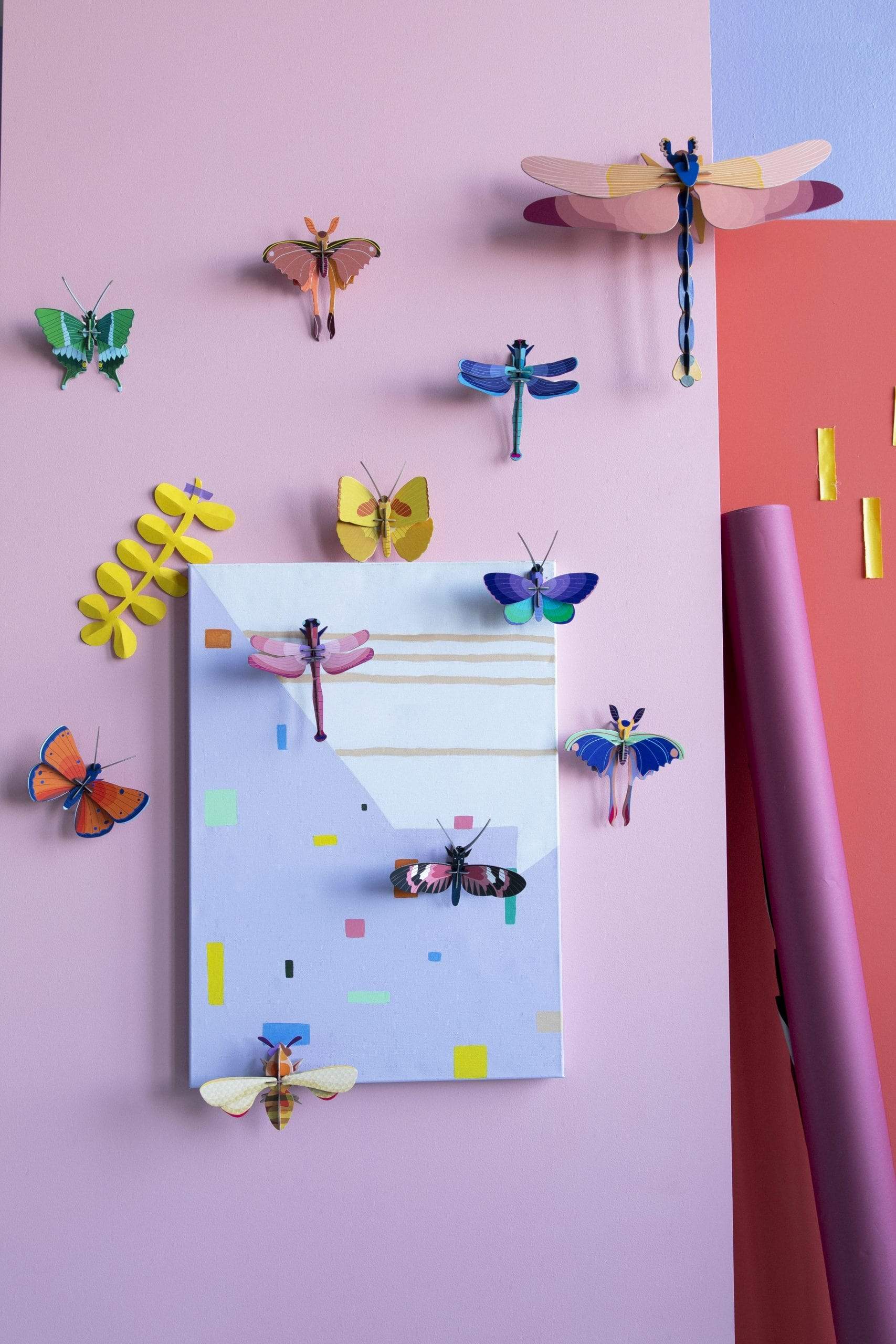 Studio Roof Decorazione parete Blue Copper Butterfly