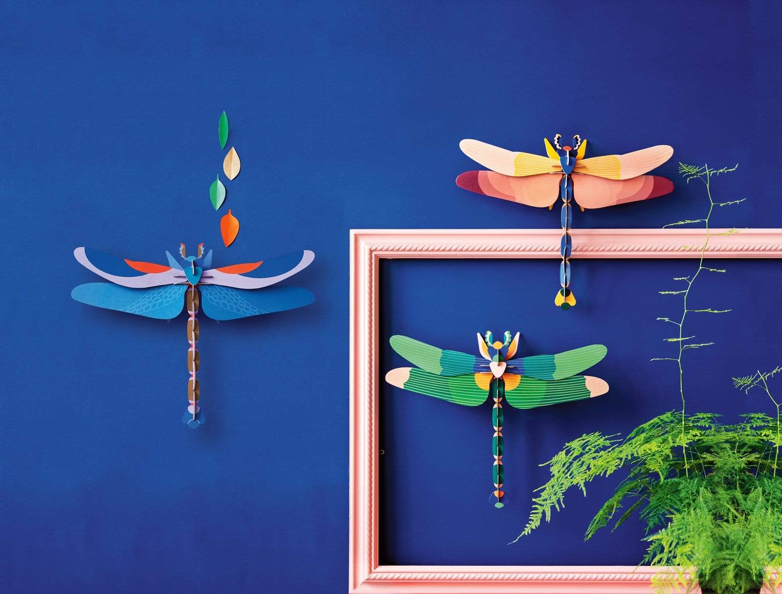Studio Roof Decorazione parete Blue Dragonfly