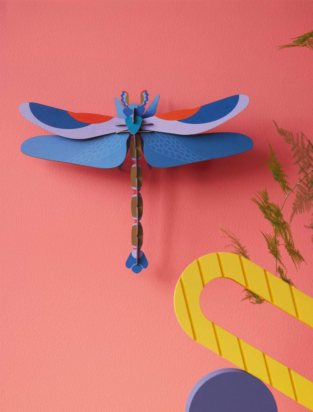 Studio Roof Decorazione parete Blue Dragonfly