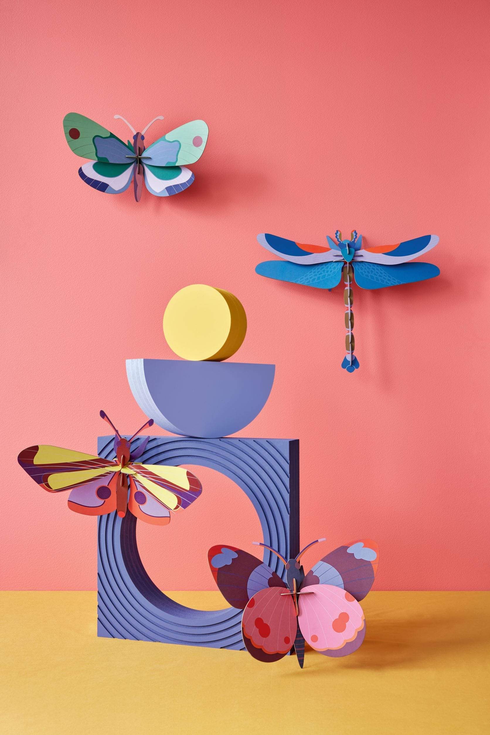 Studio Roof Decorazione parete Blue Dragonfly