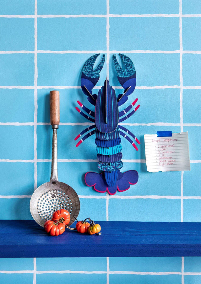 Studio Roof Decorazione parete Blue Lobster