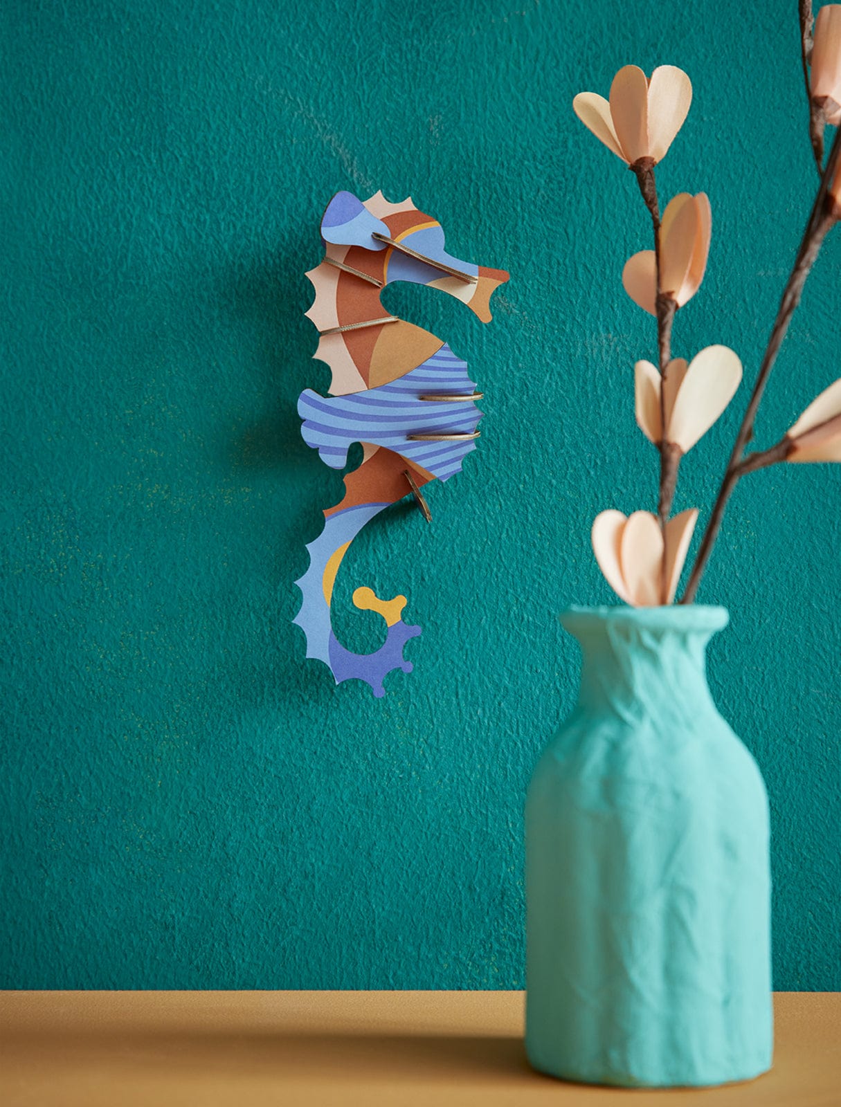 Studio Roof Decorazione parete Blue Seahorse