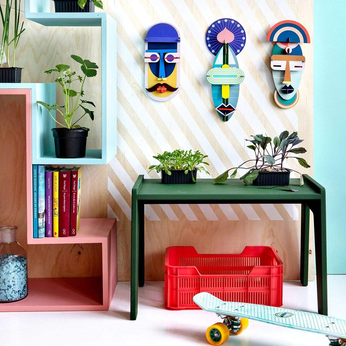 Studio Roof Decorazione parete Brooklyn Mask