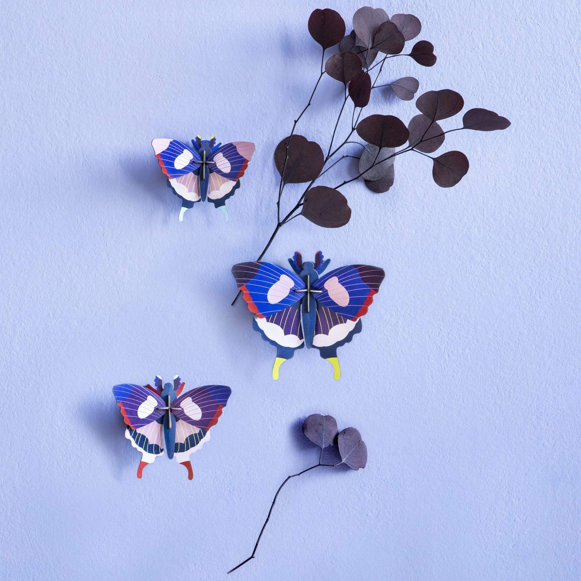 Studio Roof Decorazione parete Butterfly set