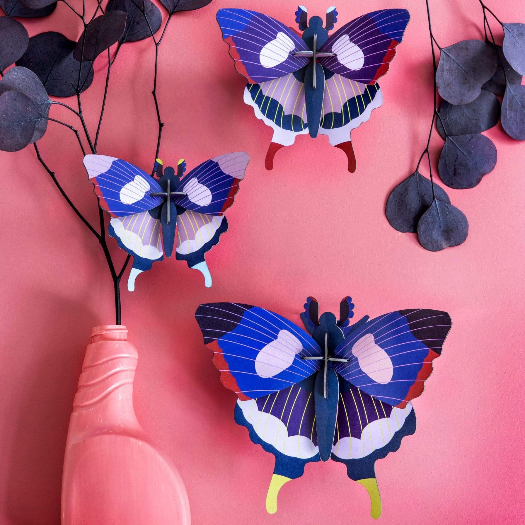 Studio Roof Decorazione parete Butterfly set