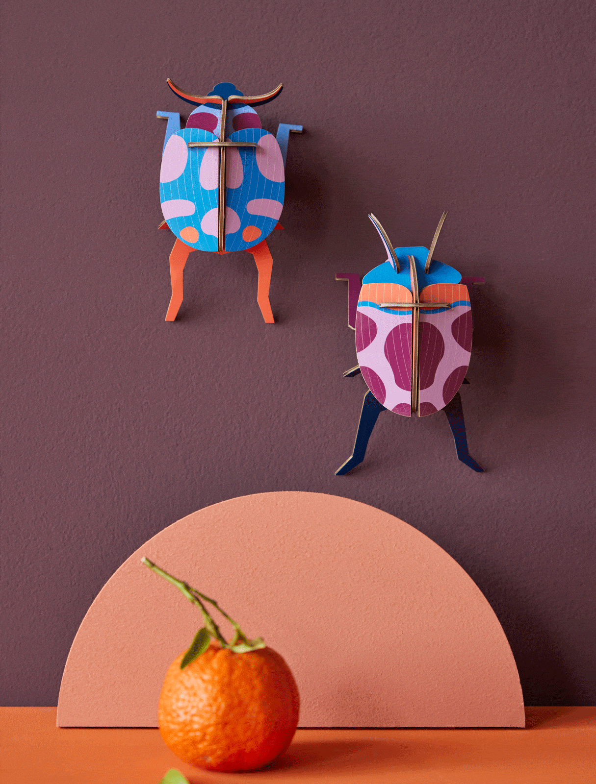 Studio Roof Decorazione parete Coccinelle Couple