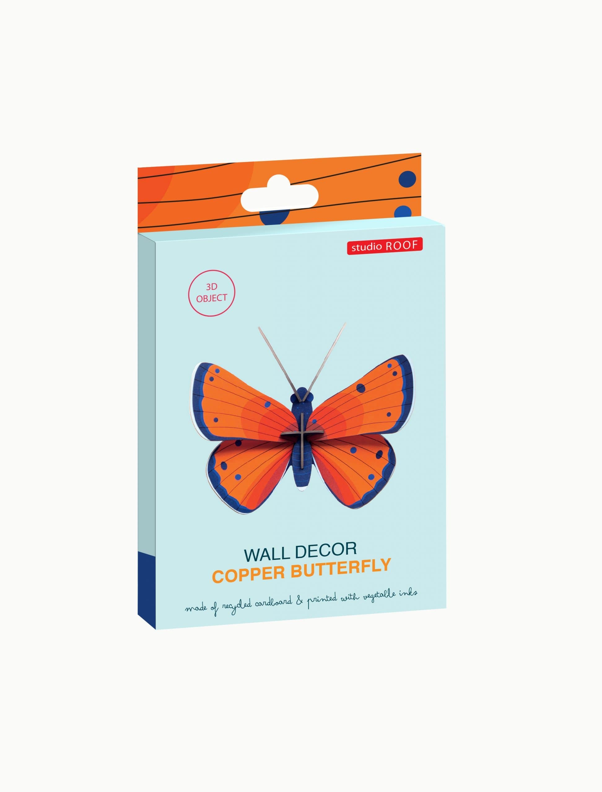 Studio Roof Decorazione parete Copper Butterfly