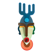 Studio Roof Decorazione parete Dakar Mask