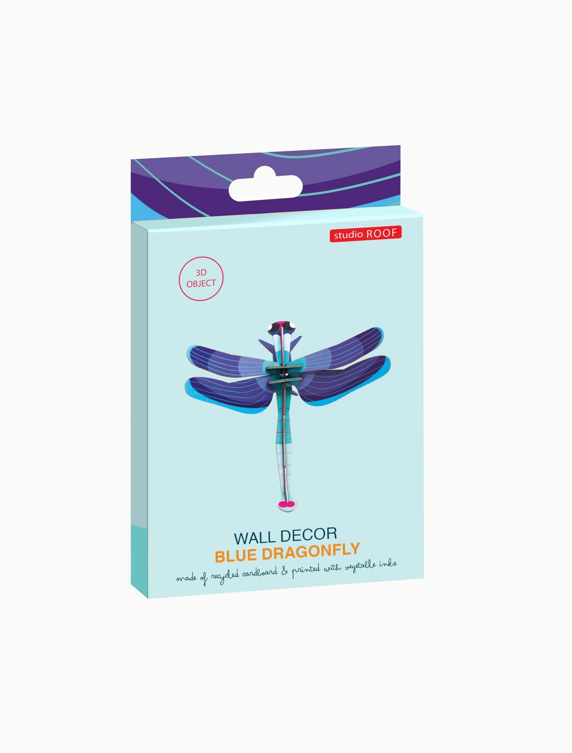 Studio Roof Decorazione parete Dragonfly Blue