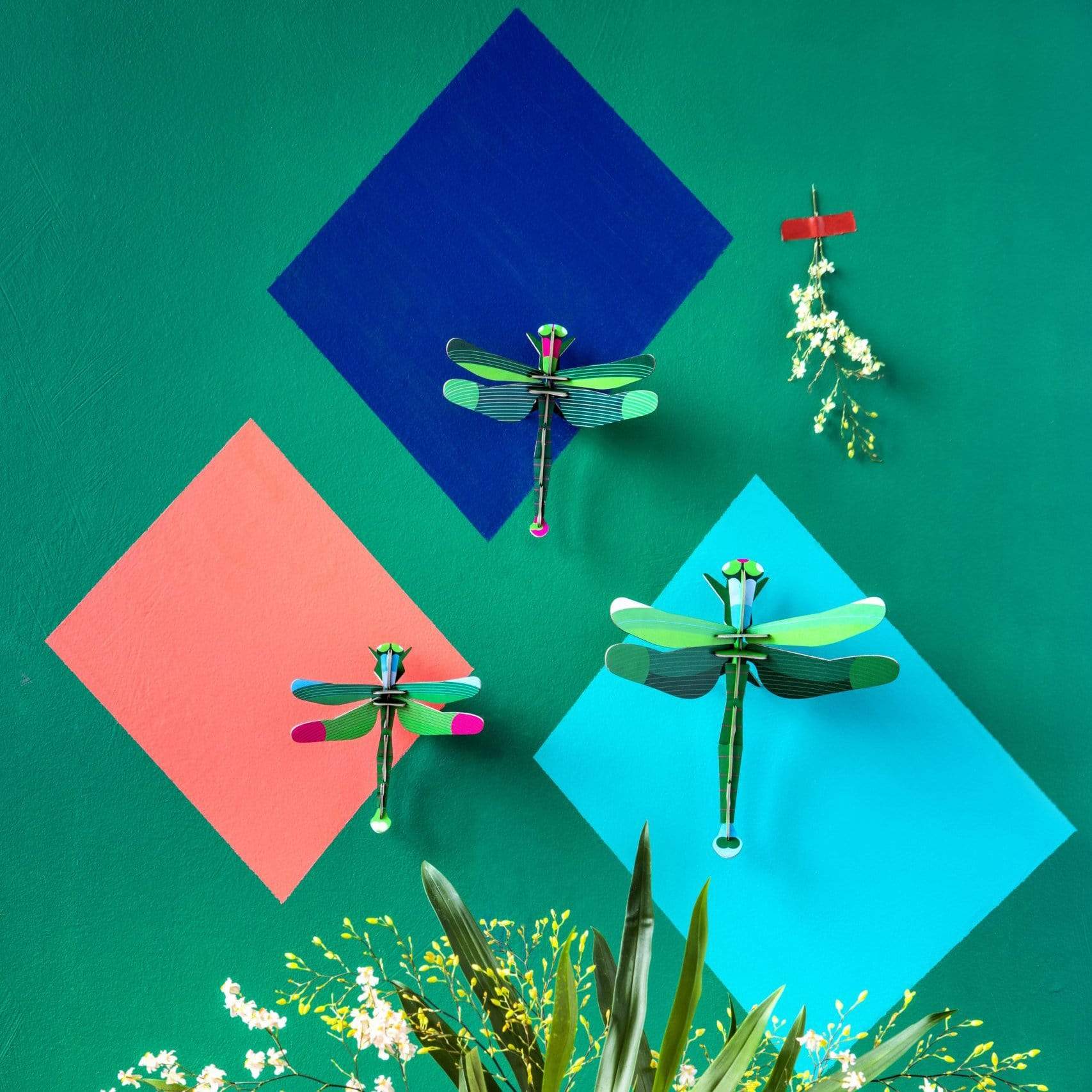 Studio Roof Decorazione parete Dragonfly set