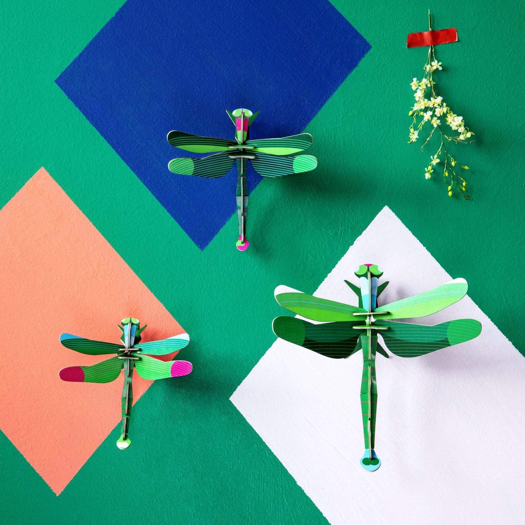 Studio Roof Decorazione parete Dragonfly set