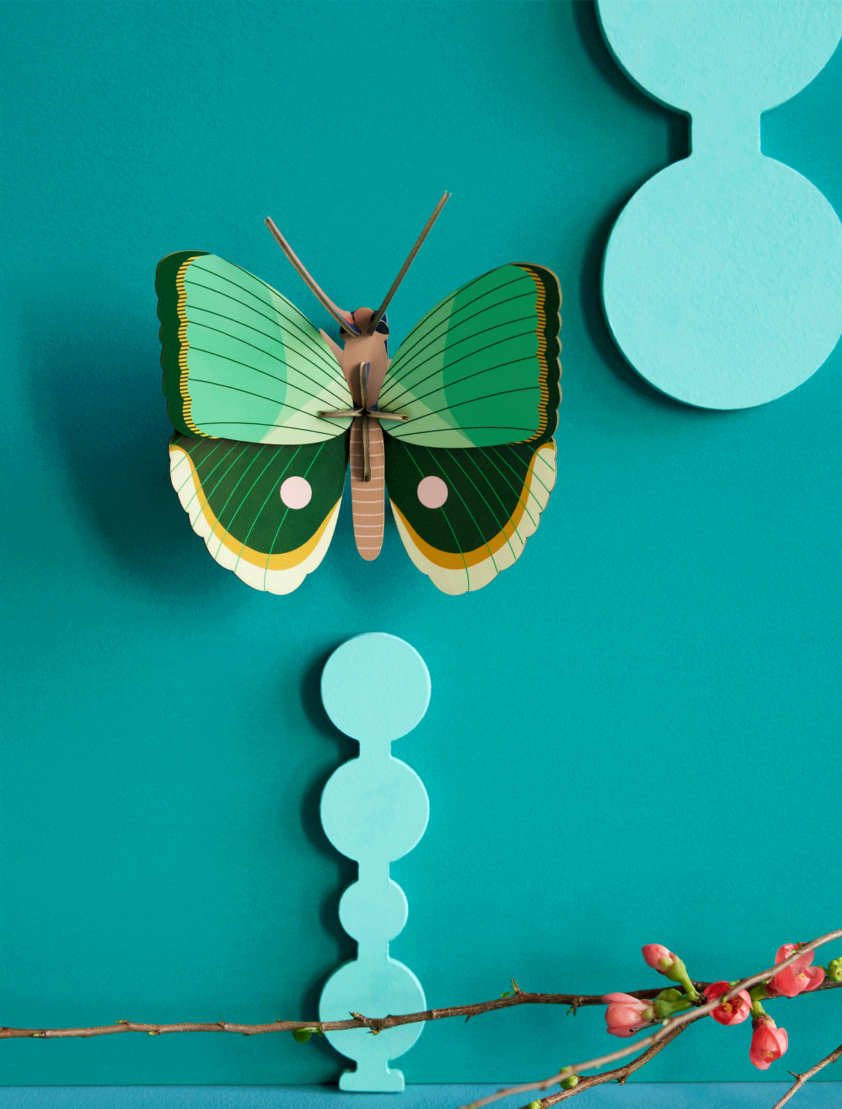 Studio Roof Decorazione parete Fern Striped Butterfly