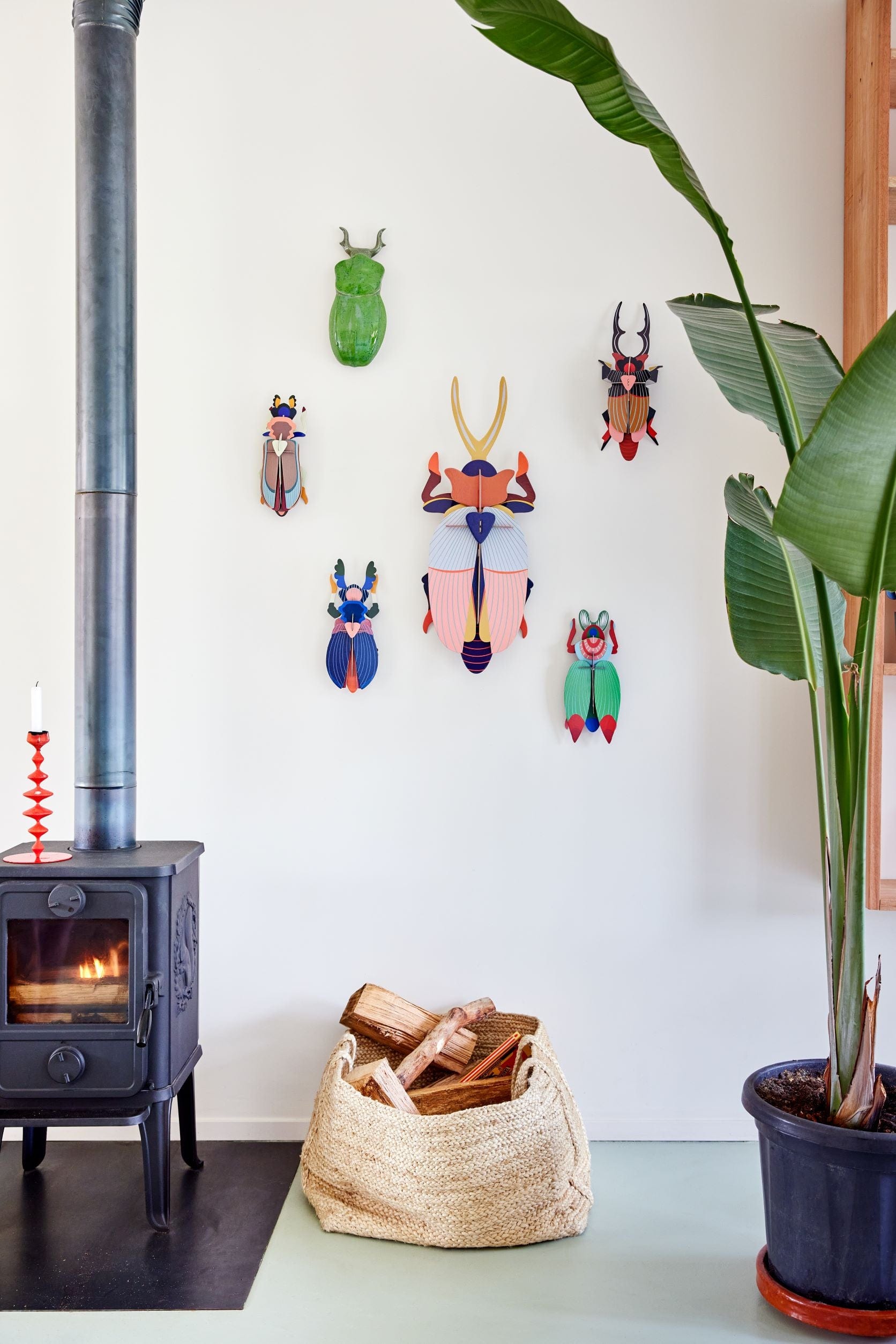 Studio Roof Decorazione parete Giant Stag Beetle