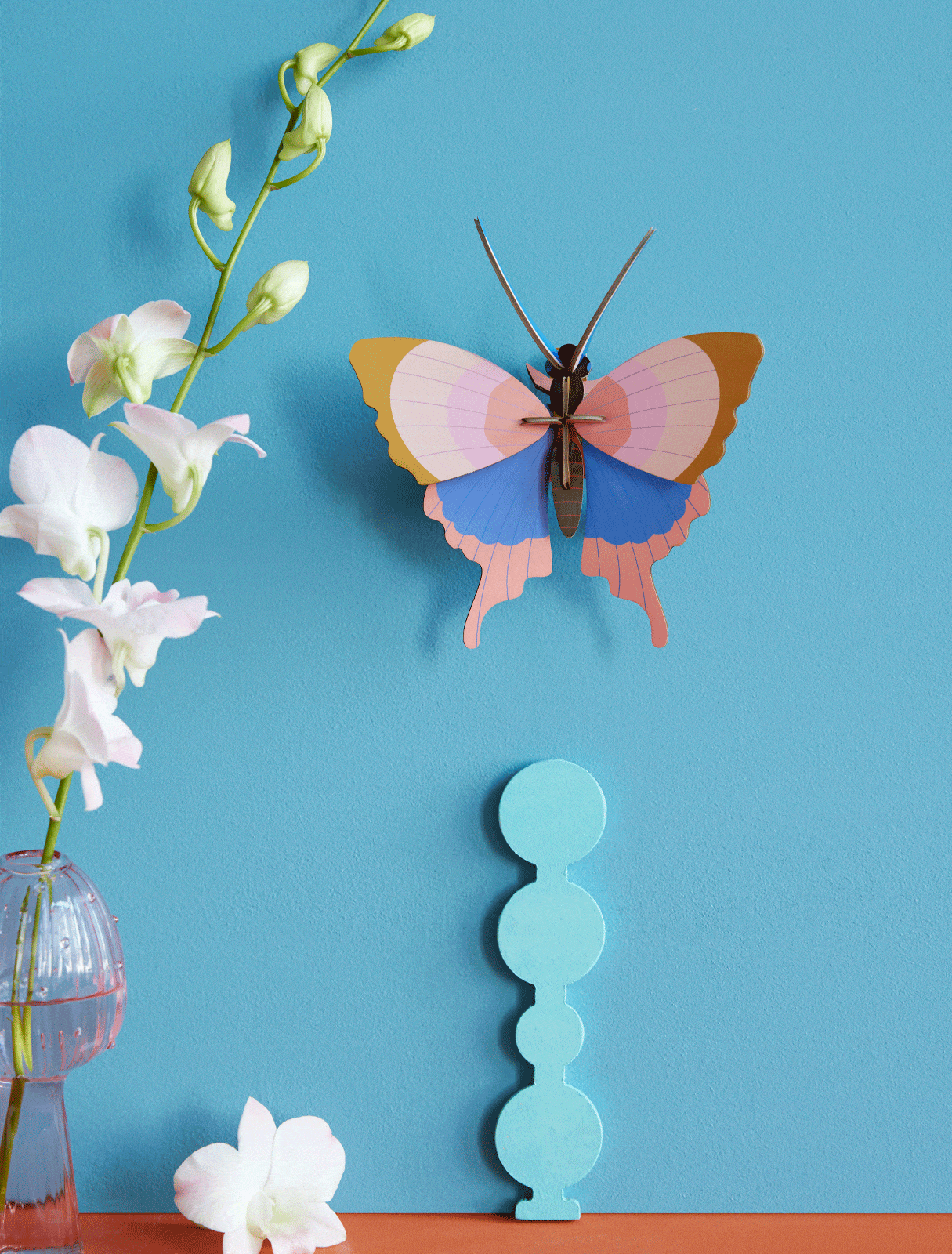 Studio Roof Decorazione parete Gold Rim Butterfly