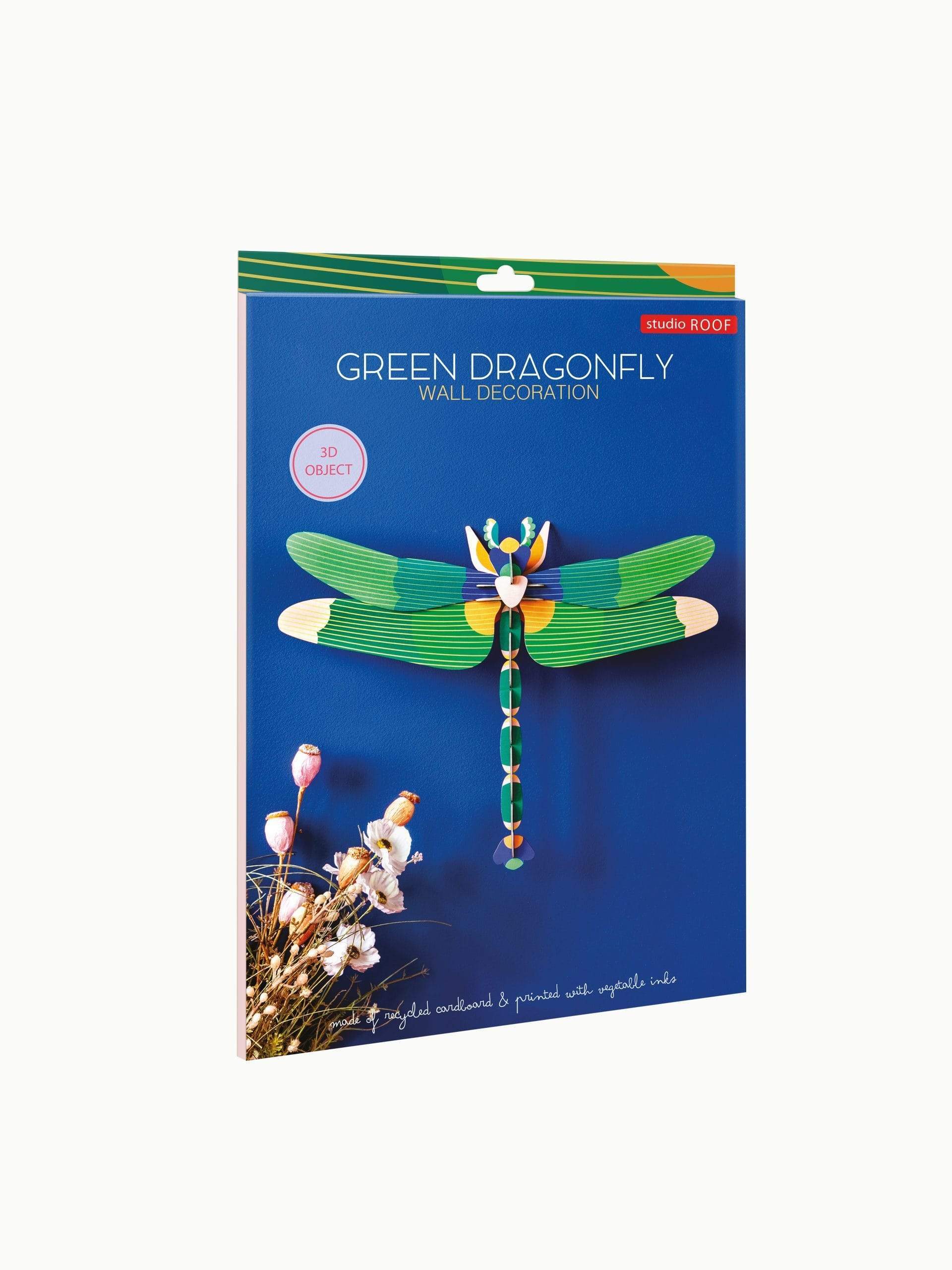 Studio Roof Decorazione parete Green Dragonfly