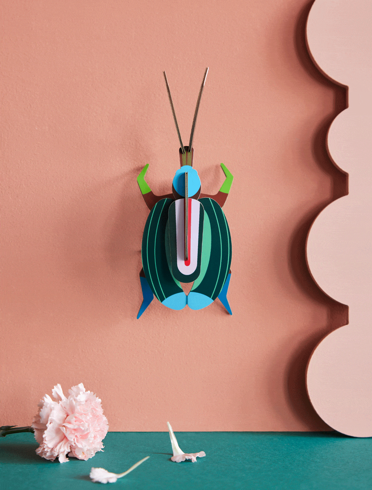 Studio Roof Decorazione parete Green Fig Beetle