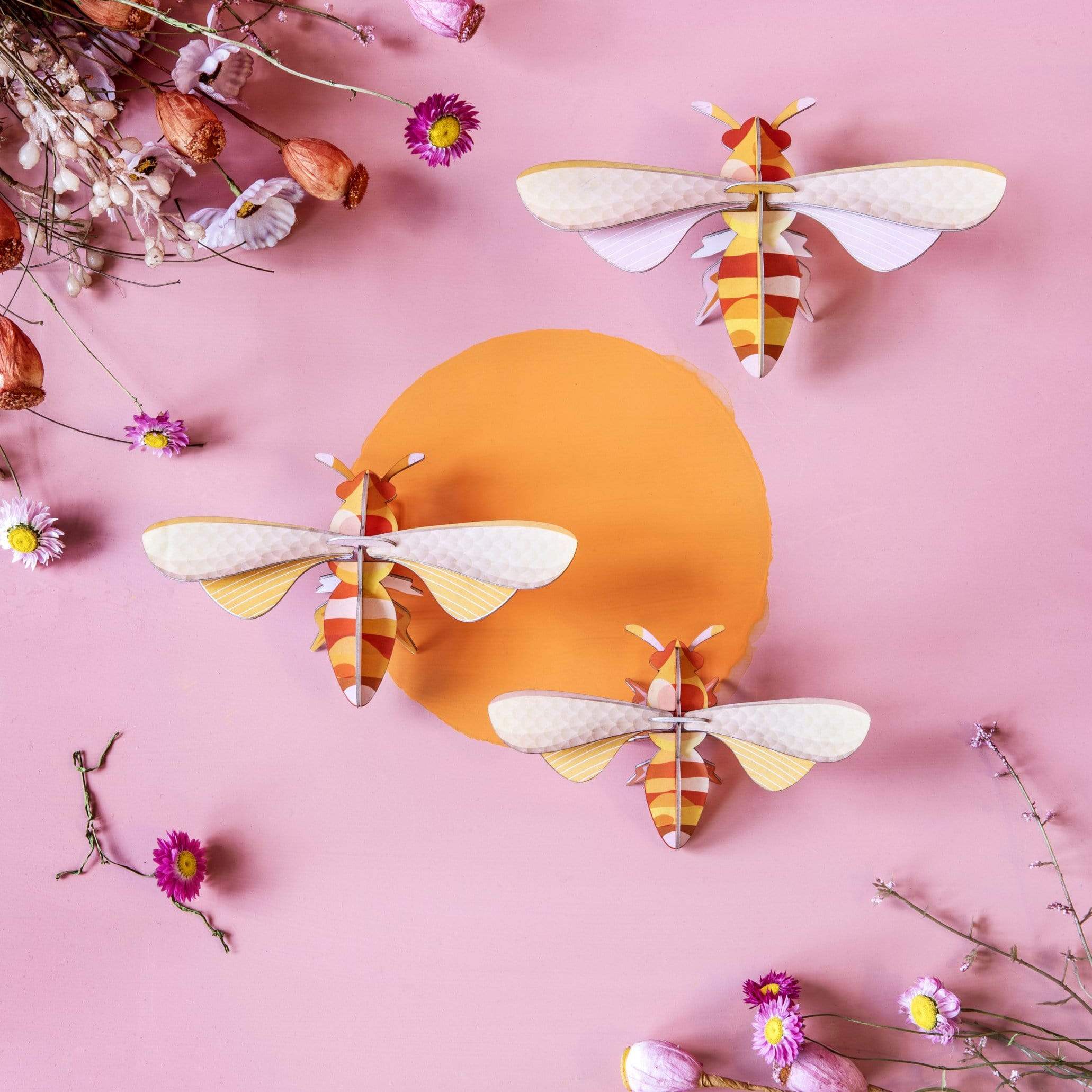 Studio Roof Decorazione parete Honey Bee set